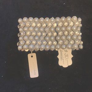Pearl Rhinestone Bracelet